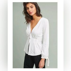 Anthropologie Saturday Sunday Elegant V-Neck Cardigan